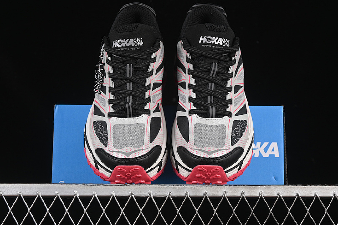 Hoka [1126851 GTCG]-[HOKA MAFATE SPEED 2 WHITE/GREY/BLACK/RED]-[WOMAN:36-39]-[MAN:40-45] - Image 13