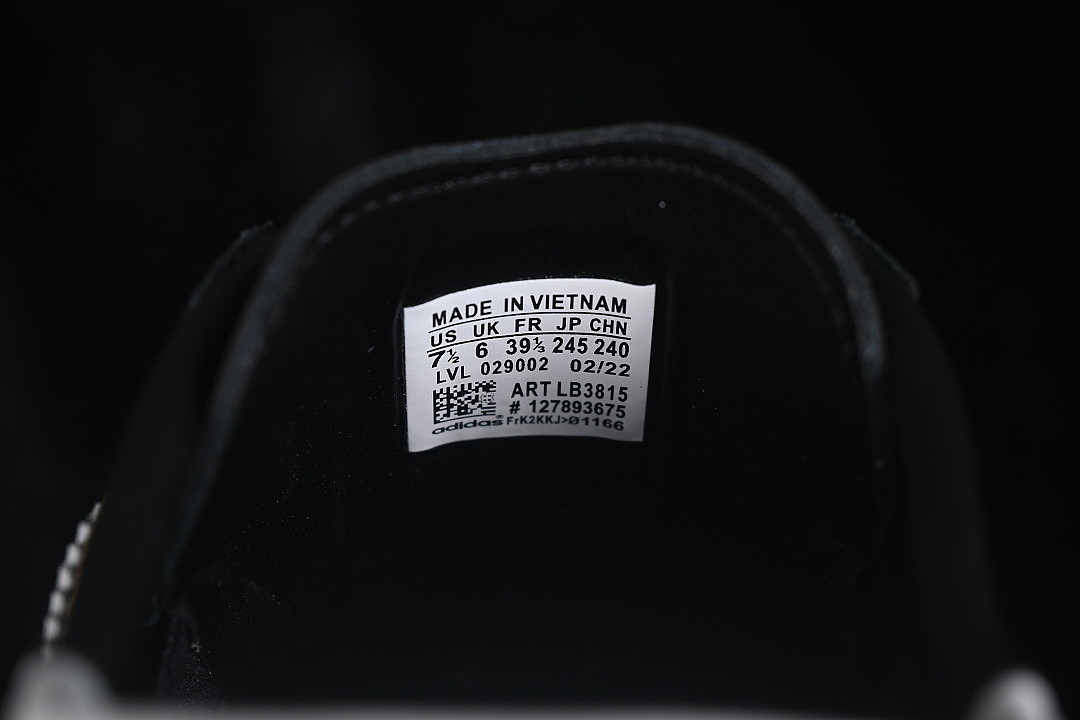 Adidas [LB3815]-[SAMBA OG CLOVER CASUAL HALF DRAG BLACK/WHITE]-[WOMAN:35-39]-[MAN:40-45] - Image 5