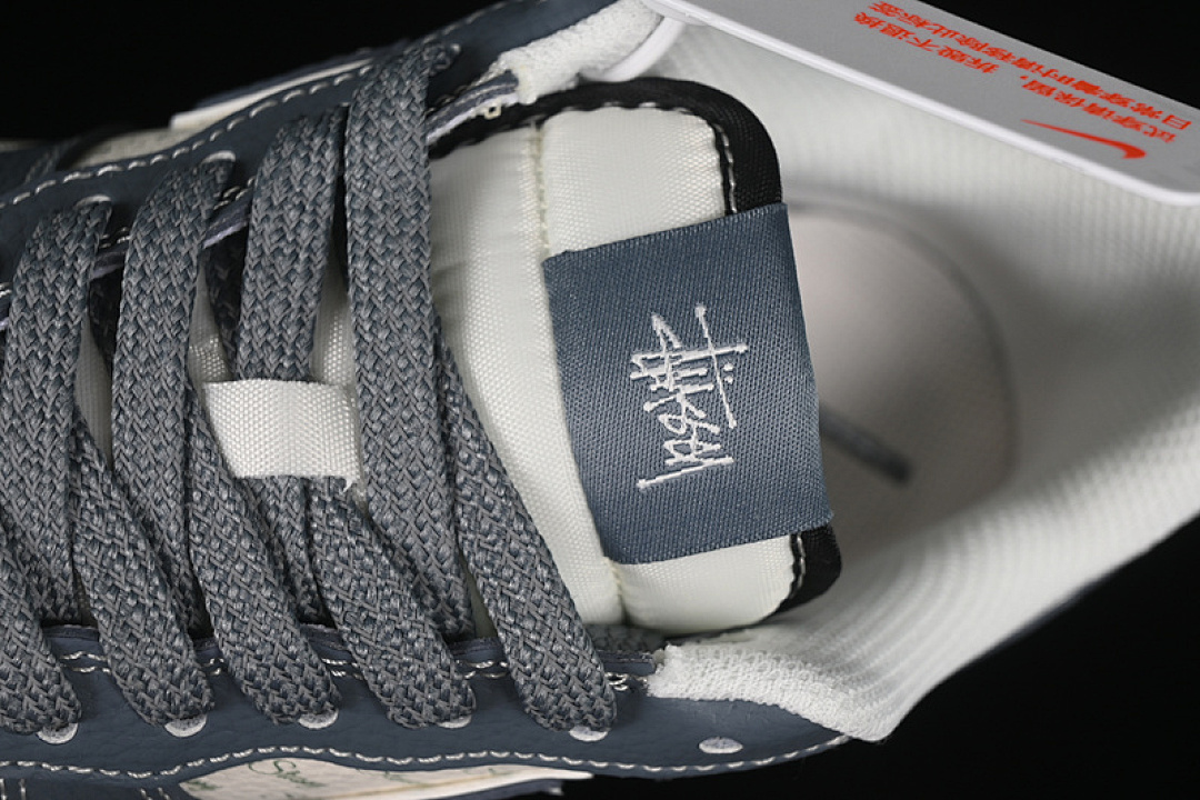 Nike [XS1958-553]-[AIR FORCE 1 07 LOW WHITE/GREY/BLACK]-[WOMAN:36-39]-[MAN:40-45] - Image 9