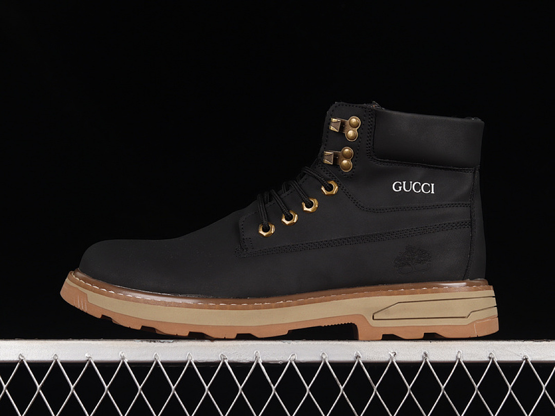 Gucci [9Y9209856]-[GU*CCI MID LEISURE MARTIN BOOTS BLACK/BLACK/GUM]-[MAN:39-44], photo 1