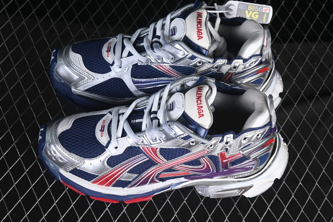 Balenciaga [WRUNG4610]-[BALENCIAGA RUNNER KITH FOUR.COLOR NAVE BLUE/SILVER/RED]-[WOMAN:35-39]-[MAN:40-46] - Image 11