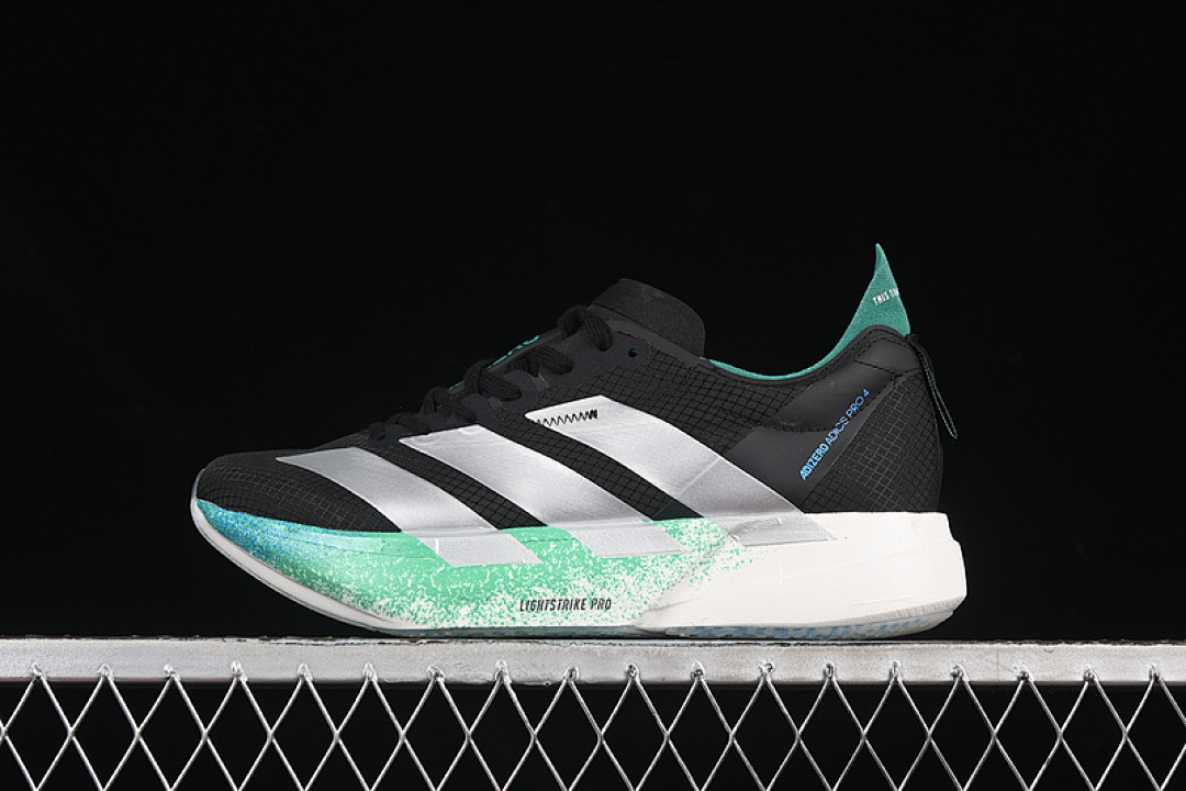 Adidas Adidas ADIZERO ADIOS 4 M WHITE/GREEN/SILVER/BLACK · JR6365, photo 1
