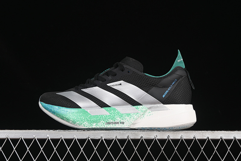 Adidas Adidas ADIZERO ADIOS 4 M WHITE/GREEN/SILVER/BLACK · JR6365, photo 1