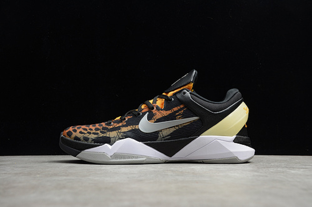 Nike Nike ZOOM KOBE 7 VII CHEETAH ORANGE/BLACK-SILVER-GREY · 488371-800, photo 1