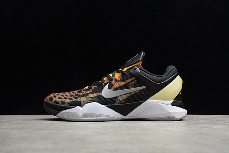 Nike Nike ZOOM KOBE 7 VII CHEETAH ORANGE/BLACK-SILVER-GREY · 488371-800, photo 1