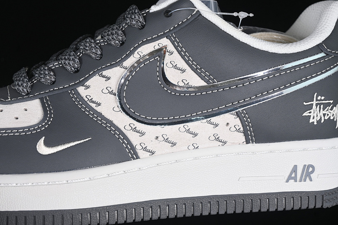 Nike [XZ6188-229]-[AIR FORCE 1 07 LOW WHITE/GREY]-[WOMAN:36-39]-[MAN:40-45] - Image 8