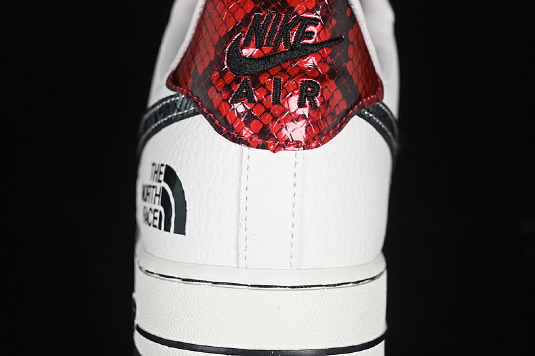 Nike [CH6336-521]-[AIR FORCE 1 07 LOW WHITE/GREY/RED/BLACK]-[WOMAN:36-39]-[MAN:40-45] - Image 6