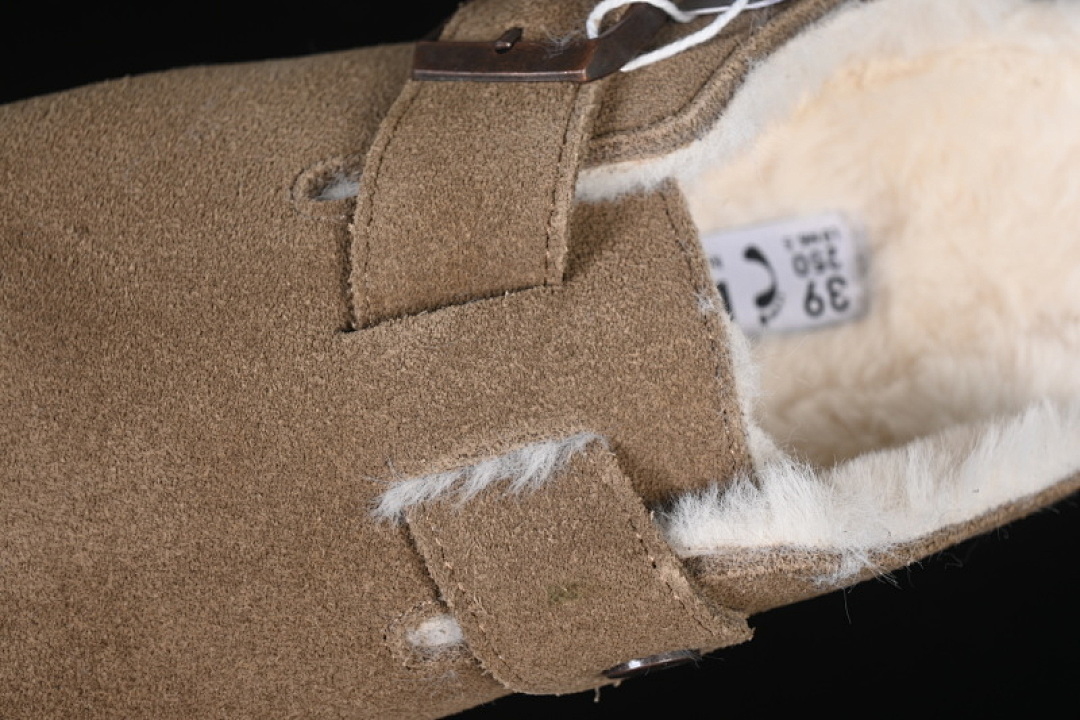 Birkenstock [BIRKENSTOCK AUTUMN AND WINTER FLEECE COLLECTION BROWN/BLACK]-[WOMAN:35-39]-[MAN:40-45] - Image 6