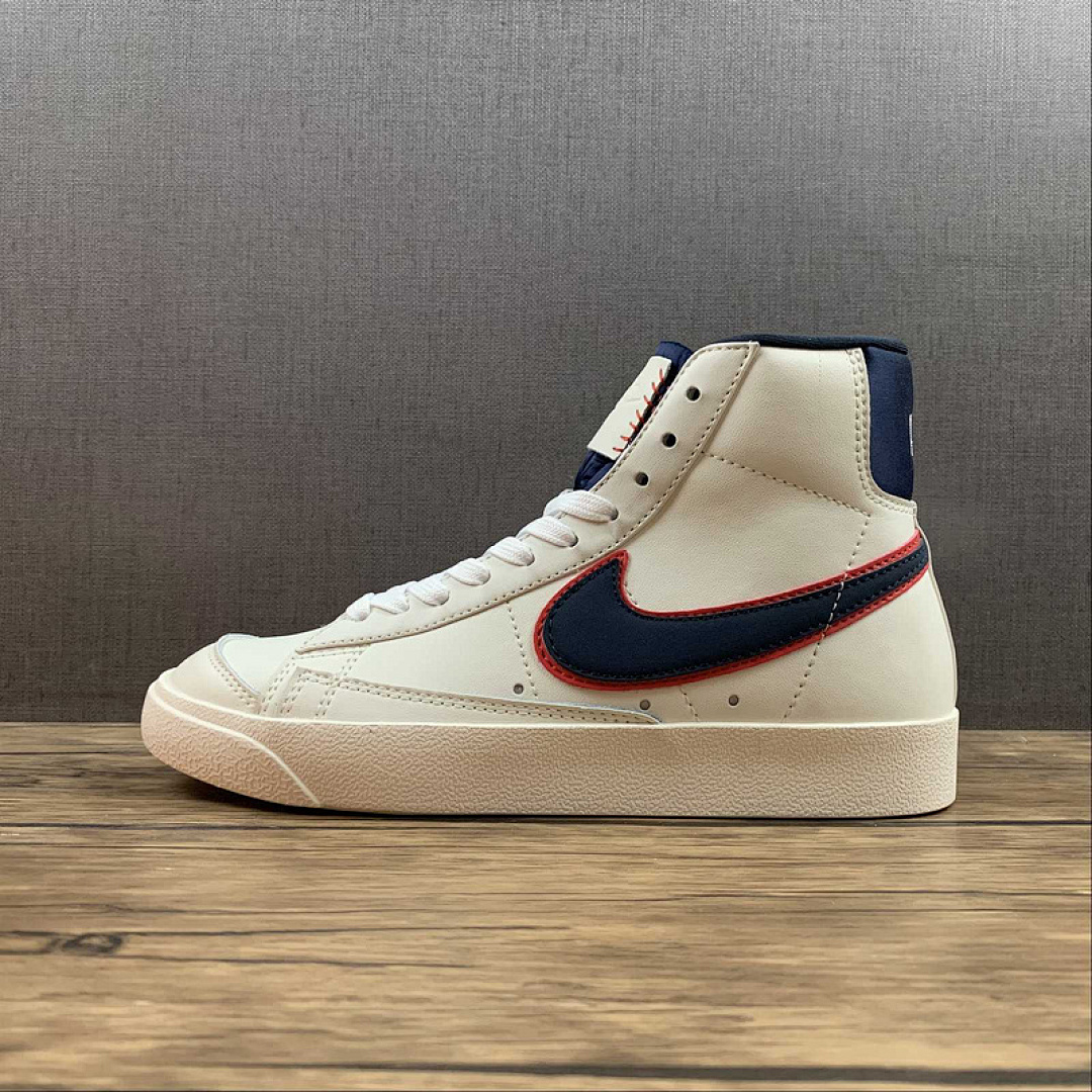 Unbranded [CD9318-100]-[BLAZER MID 77 VINTAGE CITY PRIDE CHICAGO SAIL/OBSIDIAN-TOTAL CRIMSON], photo 1