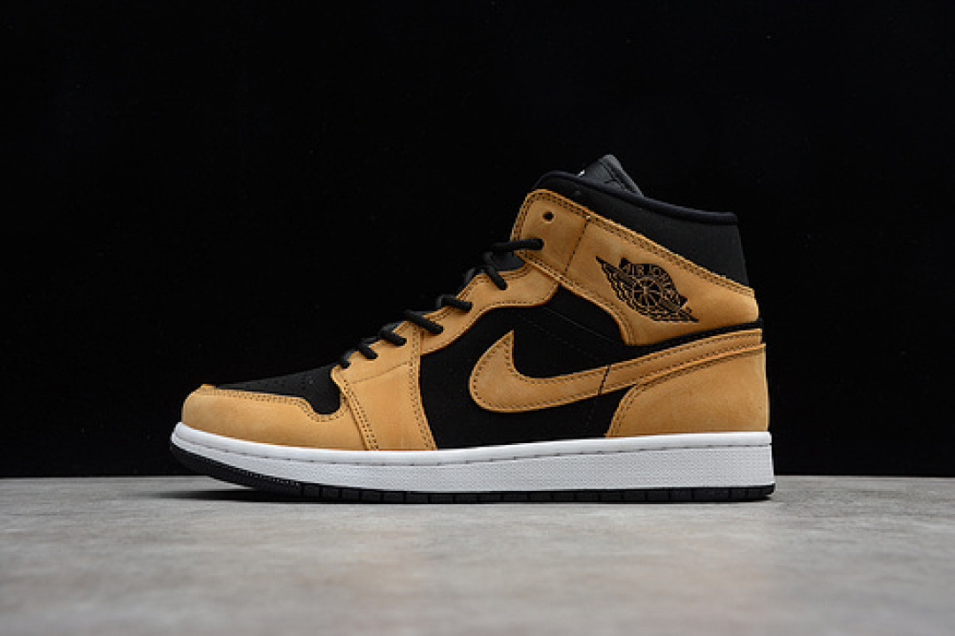 Jordan [DB5453-700]-[CJ VERSION AIR JORDAN 1 MID SE DESERT OCHRE/DESERT OCHRE/BLACK]-[UNISEX:36-44.5], photo 1