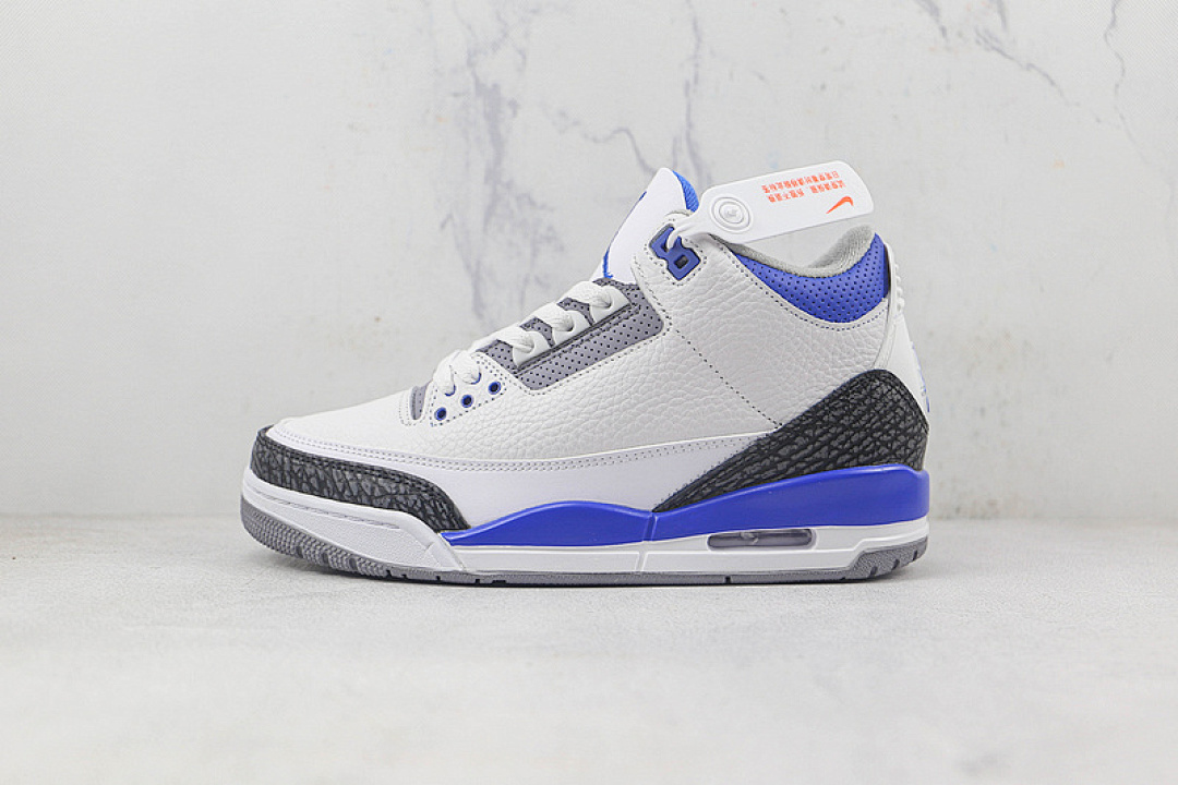 Jordan [CT8532-145]-[AIR JORDAN 3 RETRO WHITE/BLACK/CEMENT GREY/RACER BLUE]-[UNSIEX:36-47.5], photo 1