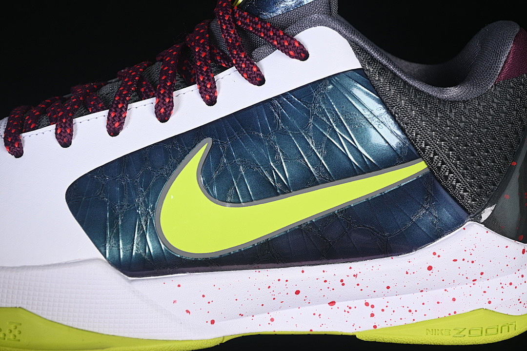 Nike [CD4991-100]-[5 CHAOS MEN'S PRACTICAL BASKETBALL SHOES BLUE/GREEN/BLACK/WHITE]-[MAN:40-48.5] - Image 7