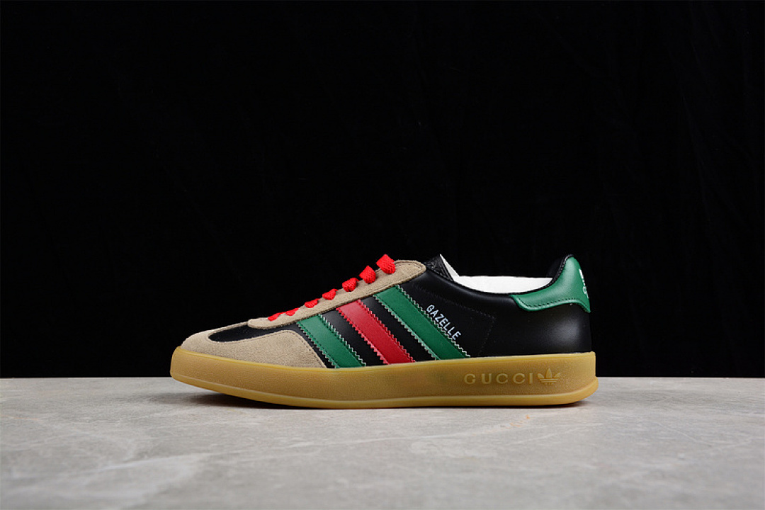 Adidas Adidas [GU*CCI X GAZELLE SHOES CORE BLACK/GREEN/BROWN-RED]-[WOMAN:35-39]-[MAN:40-45], photo 1
