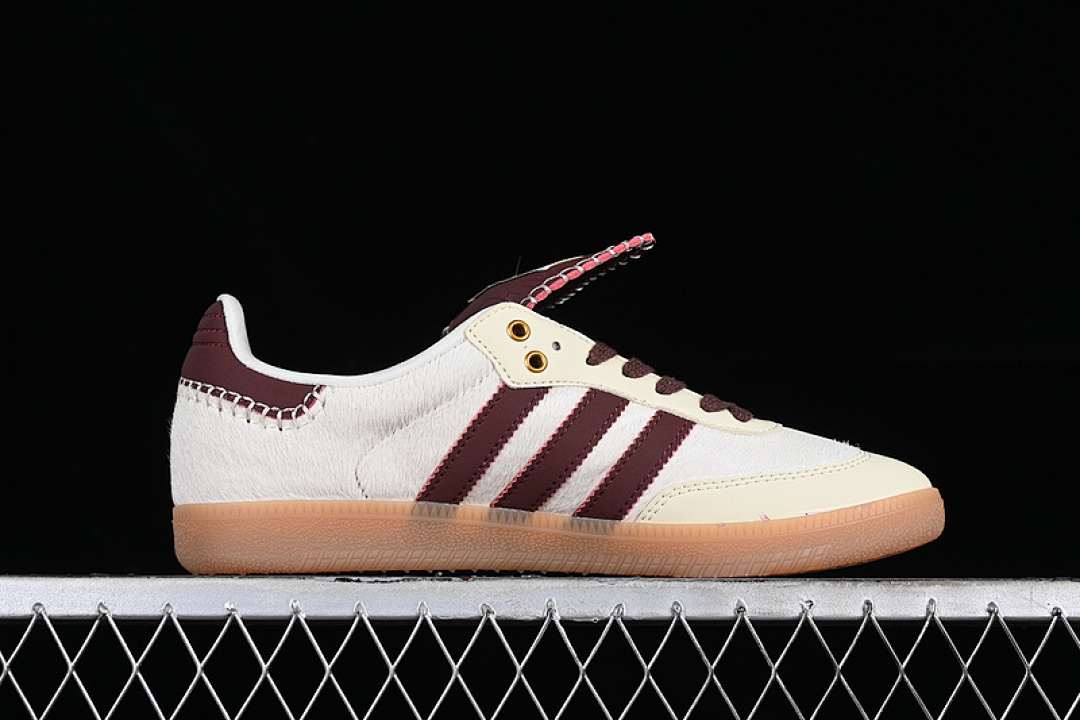 Adidas [IE0586]-[WALES BONNER X ADIDAS SAMBA PONY CREAM WHITE/MYSTERY BROWN/CREAM (WHITE]) - Image 16