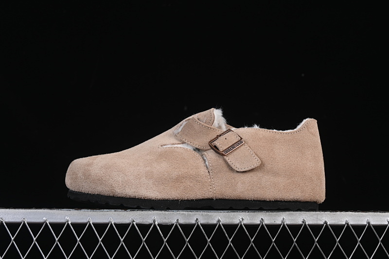 Birkenstock [BIRKENSTOCK AUTUMN AND WINTER FLEECE COLLECTION BROWN/BLACK]-[WOMAN:35-39]-[MAN:40-45]