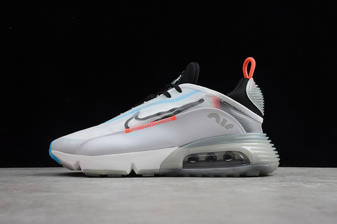 Nike AIR MAX 2090 WHITE/BLACK-PURE PLATINUM-BRIGHT CRIMSON · CT7695-100, photo 1