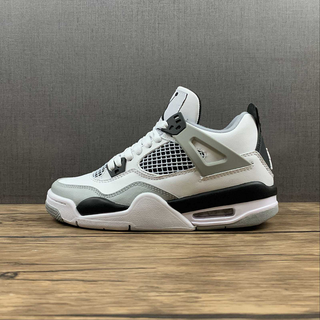 Jordan AIR Jordan 4 RETRO BLACK/WHITE/GREY · CT8527-021, photo 1