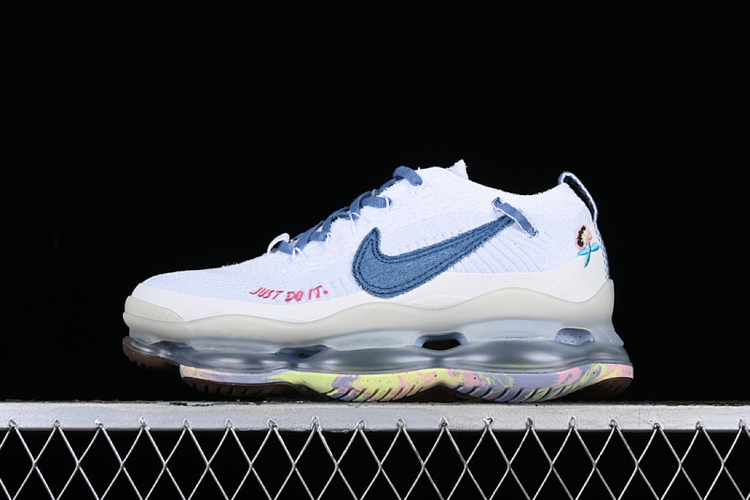 Unbranded [FJ7736-141]-[AIR MAX SCORPION FLYKNIT JUST DO IT WHITE/BLUE WHISPER]-[UNISEX:35.5-47.5], photo 1