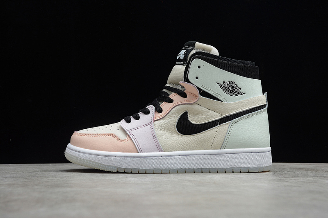 Jordan Jordan [CT0979-101]-[AIR 1 HIGH ZOOM COMFORT EASTER WHITE/GREY HEATHER-OLIVE AURA-KHAKI], photo 1