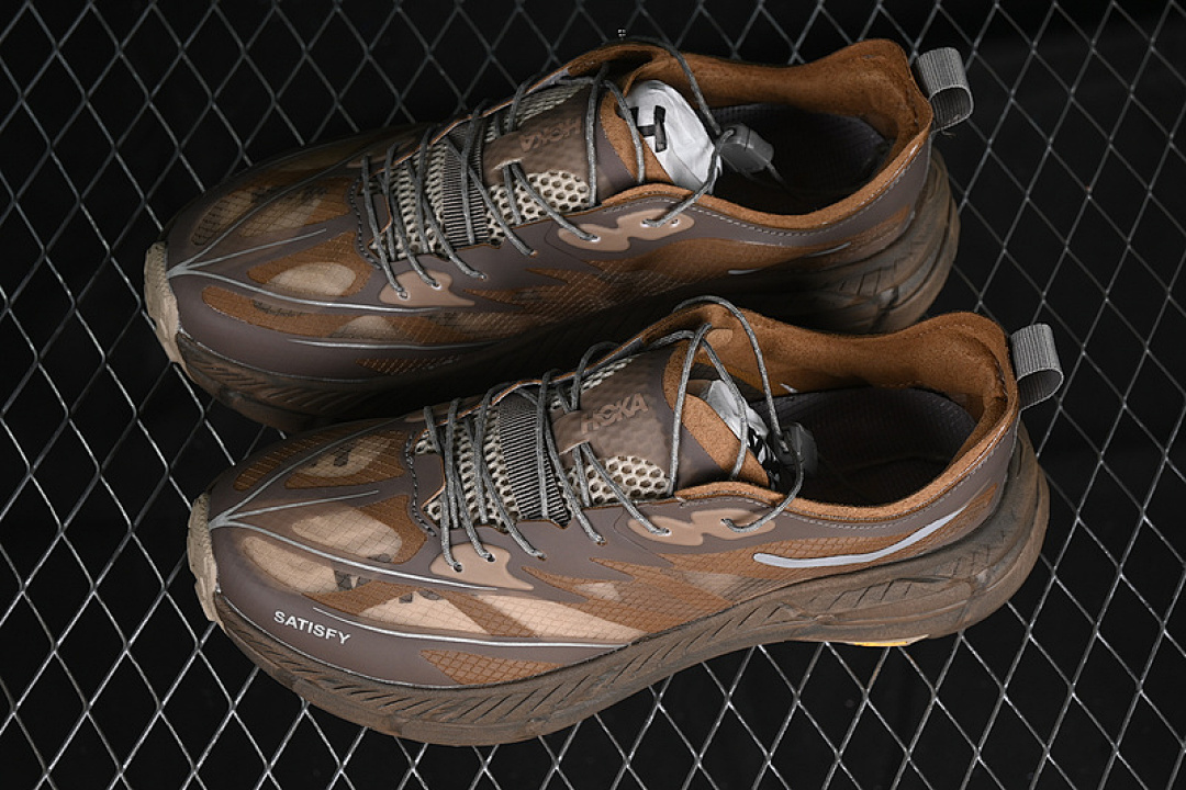 Hoka [1157050 RBBR]-[HOKA ONE SATISFY RUNNING MAFATE TRAIL BROWN/GREY] - Image 11