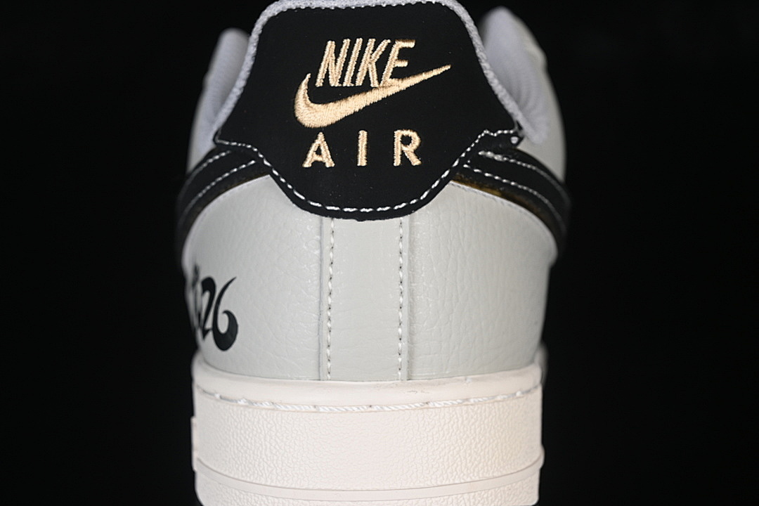 Nike [QW5288-129]-[AIR FORCE 1 07 LOW CASUAL SNEAKERS WHITE/GREY/BLACK]-[WOMAN:36-39]-[MAN:40-45] - Image 7