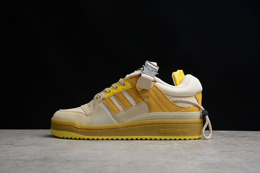 Unbranded [GW0271]-[BAD BUNNY X FORUM LOW SHOES YELLOW/BEIGE/BEIGE]-[WOMAN:36-39]-[MAN:40-45], photo 1