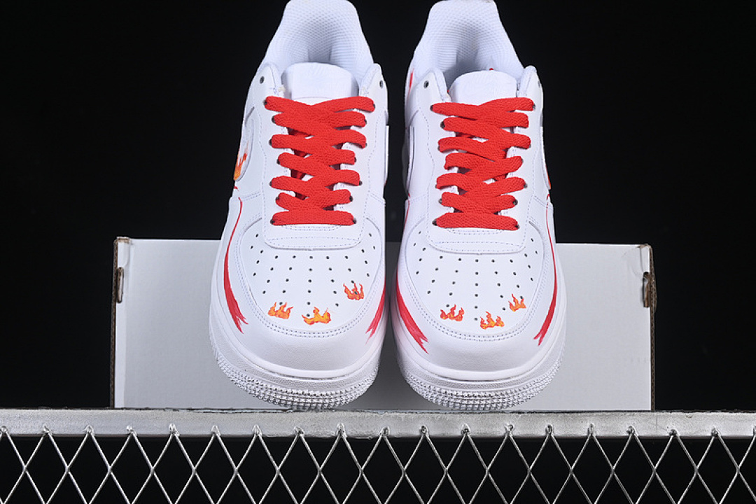 Nike [CW2288-111]-[AIR FORCE 1 07 LOW WHITE/RED]-[WOMAN:36-39]-[MAN:40-45] - Image 13