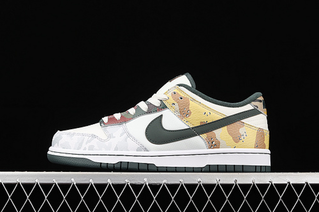 Unbranded [DH0957-100-[DUNK LOW SE SAIL MULTI-CAMO SAIL/VINTAGE GREEN-TOTAL ORANGE-WHITE]-[UNISEX:36-46], photo 1