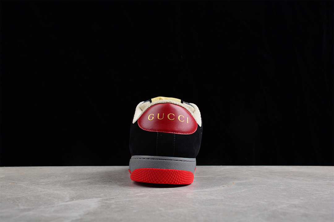 Gucci [GU*CCI ACE EMBROIDERED LOW-TOP BLACK/ORANGE/RED]-[MAN:40-45] - Image 11