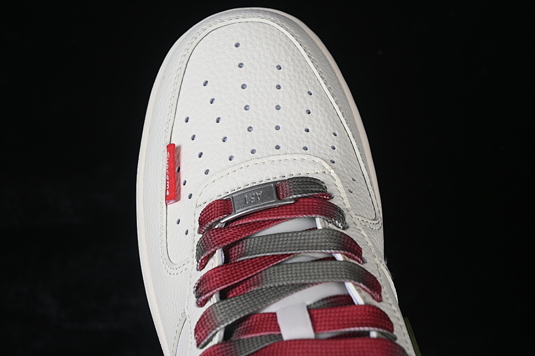 Nike [QW5606-273]-[AIR FORCE 1 07 LOW WHITE/GREEN/RED]-[WOMAN:36-39]-[MAN:40-45] - Image 10