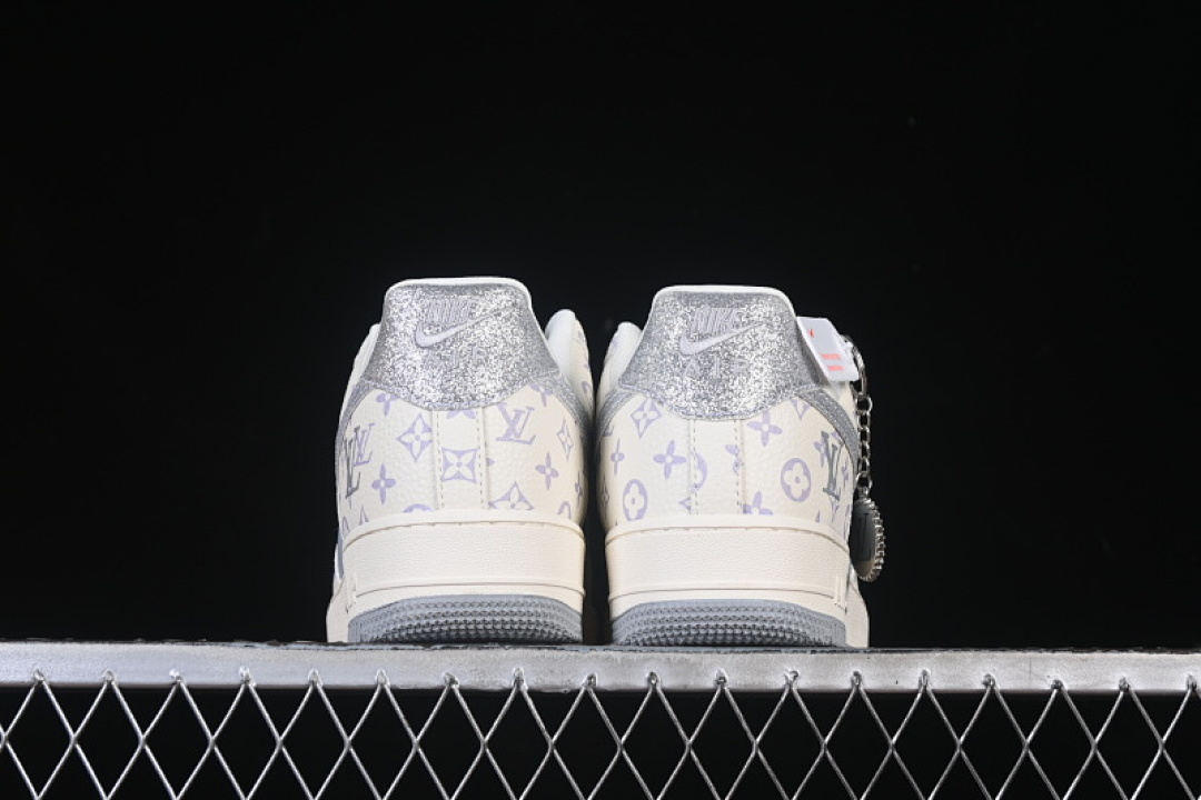 Nike [DF0188-078]-[AIR FORCE 1 07 LOW LV WHITE/BLUE/GREY]-[WOMAN:36-39]-[MAN:40-45] - Image 14