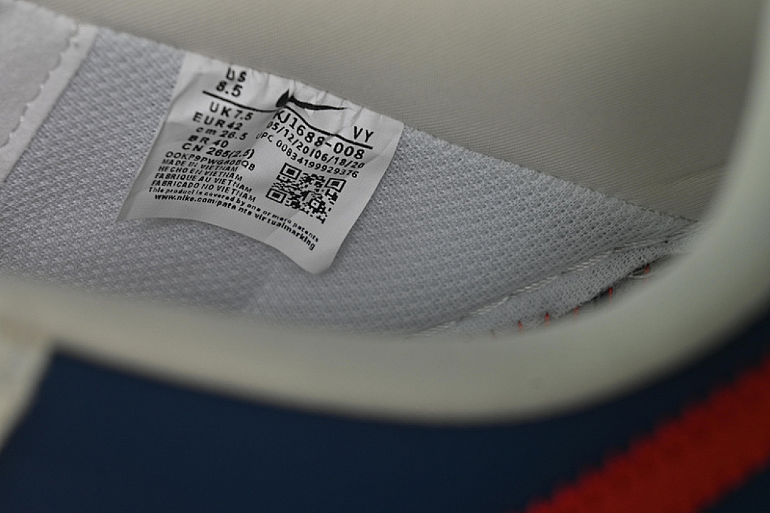 Nike [KJ1688-008]-[AIR FORCE 1 07 LOW WHITE/RED/BLUE]-[WOMAN:36-39]-[MAN:40-45] - Image 6