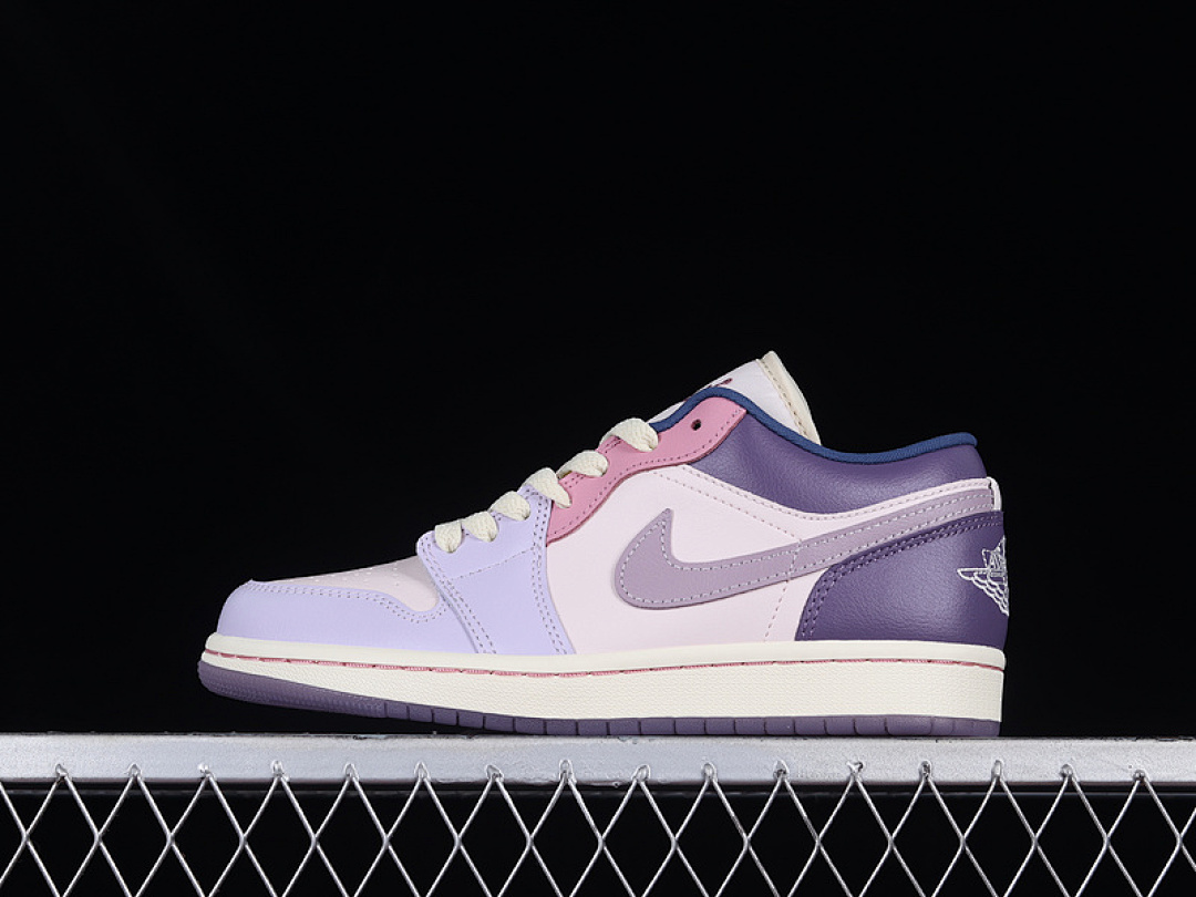 Jordan [DZ2768-651]-[AIR JORDAN 1 LOW PASTEL PLUM LIGHT SOFT PINK/PLUM FOG]-[WOMAN:35.5-40], photo 1