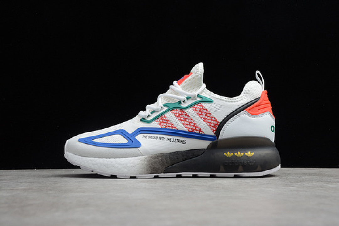 Unbranded [FZ4839]-[ZX 2K BOOST SHOES CLOUD WHITE/CLOUD WHITE/SCARLET]-[WOMAN:36-39]-[MAN:40-45], photo 1