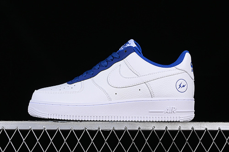 Nike Nike FRAGMENT DESIGN AIR FORCE 1 07 LOW WHITE/BLUE · TT0801-607, photo 1