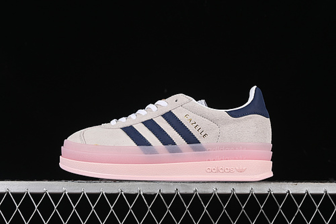 Unbranded [IE6508]-[ORIGINALS GAZELLE BOLD CLOUD WHITE/CLEAR PINK/NIGHT INDIGO]-[WOMAN:35-40], photo 1