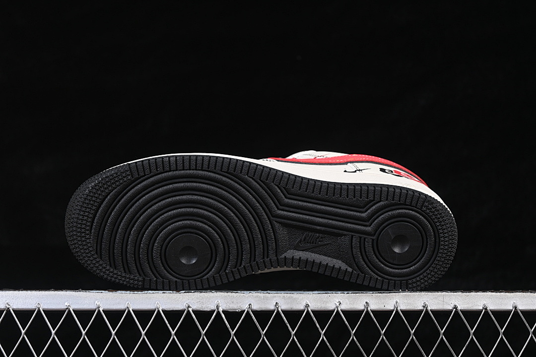 Nike [MZ9588-830]-[AIR FORCE 1 07 LOW WHITE/RED/BLACK/WHITE]-[WOMAN:36-39]-[MAN:40-45] - Image 15