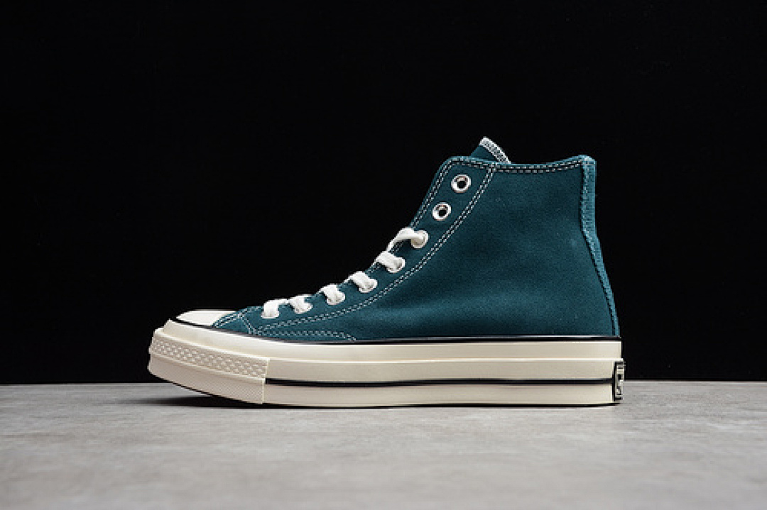 Converse [166214C]-[CHUCK TAYLOR 70S HIGH ALL-STAR SUEDE NAVY BLUE/WHITE]-[UNISEX:35-44], photo 1