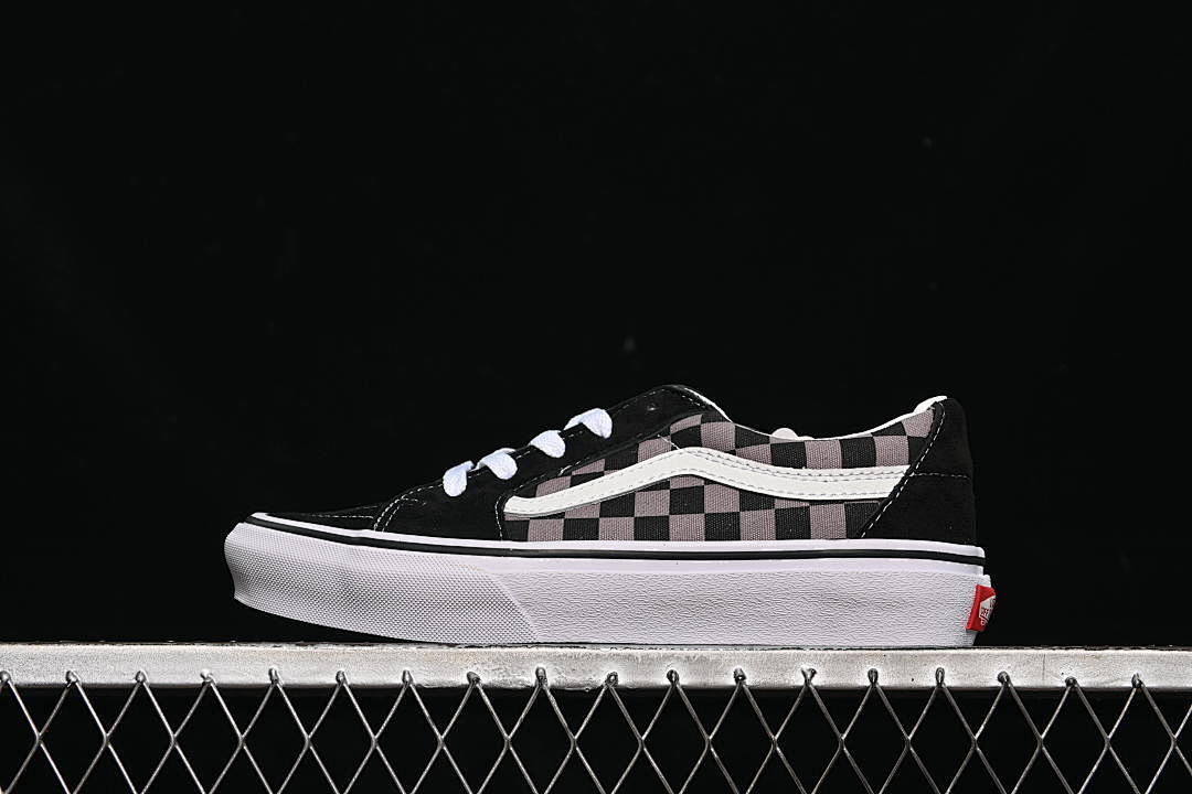 Unbranded [VN0006GYBLK]-[ANTI SLIP CASUAL SKATE SHOES WHITE/DARK GRAY/BLACK]-[WOMAN:35-39]-[MAN:40-44], photo 1