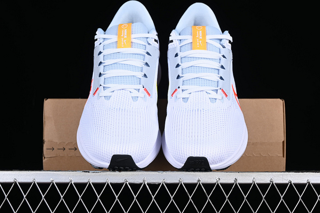 Nike [DV3854-102]-[AIR ZOOM PEGASUS 40 WHITE/BLUE TINT/LASER ORANGE/PICANTE RED]-[UNSIZE:36-46] - Image 12