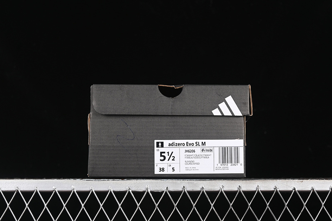 Adidas [JH6206]-[ADIZERO EVO SL CLOUD WHITE/CORE BLACK/CLOUD WHITE]-[WOMAN:36-39]-[MAN:40-45] - Image 12