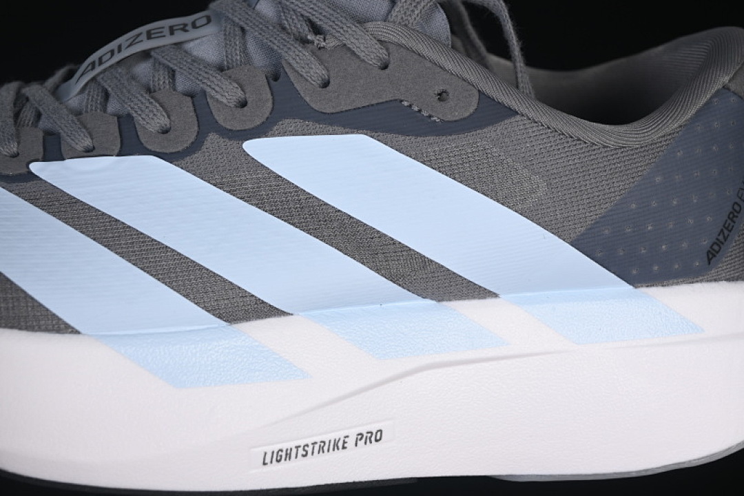 Adidas [JS4489]-[EVO SL BREATHABLE RUNNING SHOES DARK GRAY/WHITE/BLUE]-[WOMAN:36-39]-[MAN:40-45] - Image 7
