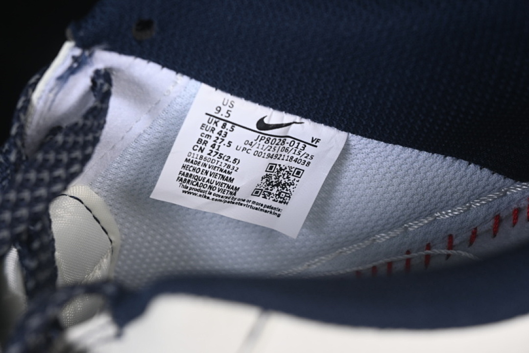 Nike [JP8028-013]-[AIR FORCE 1 07 LOW WHITE/BLUE]-[WOMAN:36-39]-[MAN:40-45] - Image 6