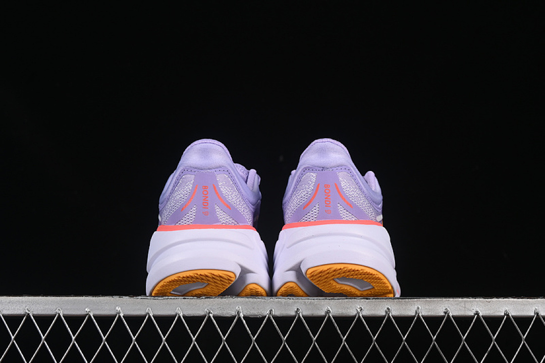 On Running [1162012 AGH]-[HOKA ONE BONDI 9 WHITE/PURPLE/ORANGE]-[WOMAN:36-41] - Image 14