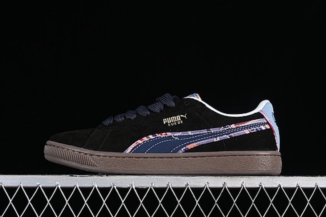 Puma Puma SUEDE BZ EMB CNY BLACK/BROWN/BLUE · 399021-01, photo 1