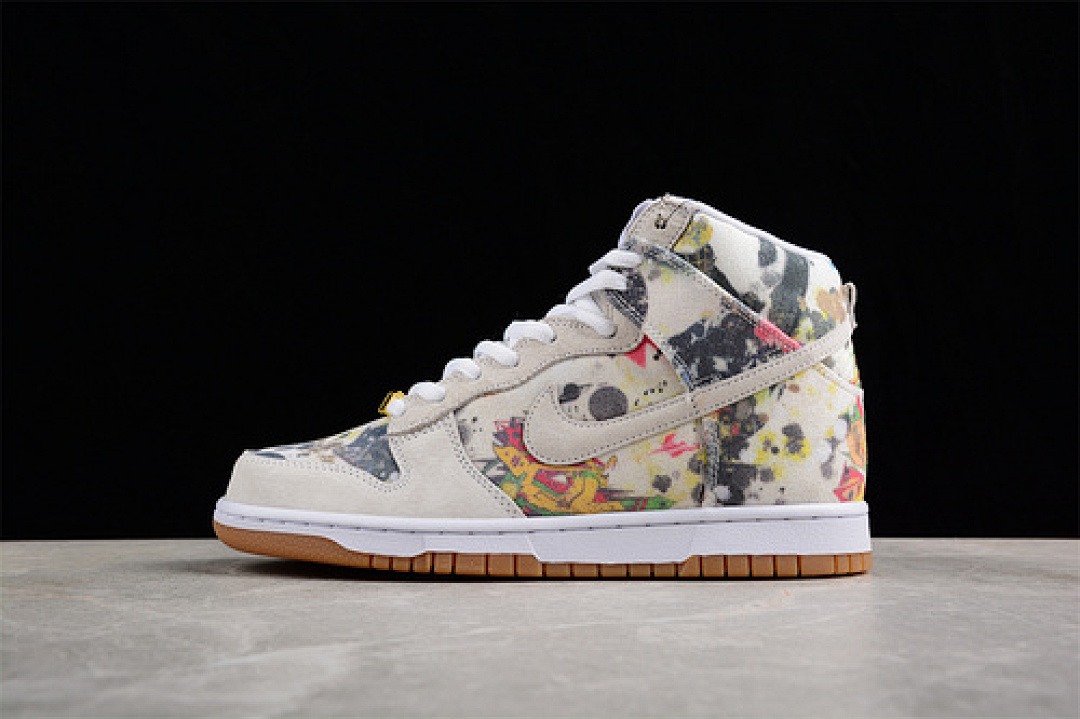 Supreme Nike Supreme [FD8779-100]-[SUPREME DUNK SB HIGH RAMMELLZEE WHITE/GREY/BROWN]-[UNISEX:36-47.5], photo 1