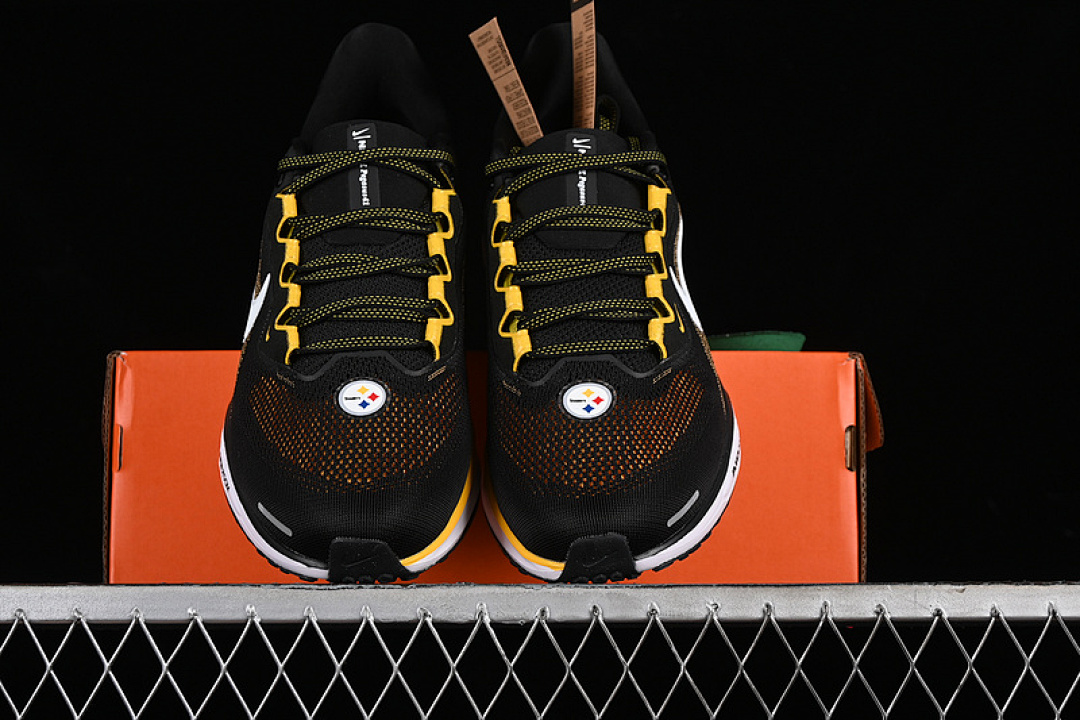 Nike [FZ5097-001]-[NFL X AIR ZOOM PEGASUS 41 BLACK/WHITE/WHITE/UNIVERSITY GOLD/BLACK]-[MAN:39-46] - Image 11