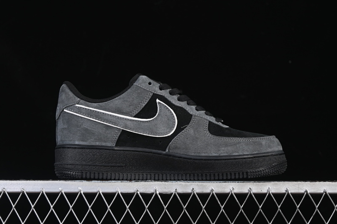 Nike [ZH0316-133]-[AIR FORCE 1 07 LOW GREY/BLACK]-[WOMAN:36-39]-[MAN:40-45] - Image 16