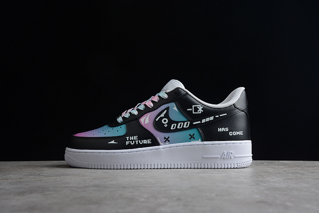 Nike Nike AIR FORCE 1 07 LOW VIDEO GAME BLACK/MULTI-COLOR · CW2288-111, photo 1