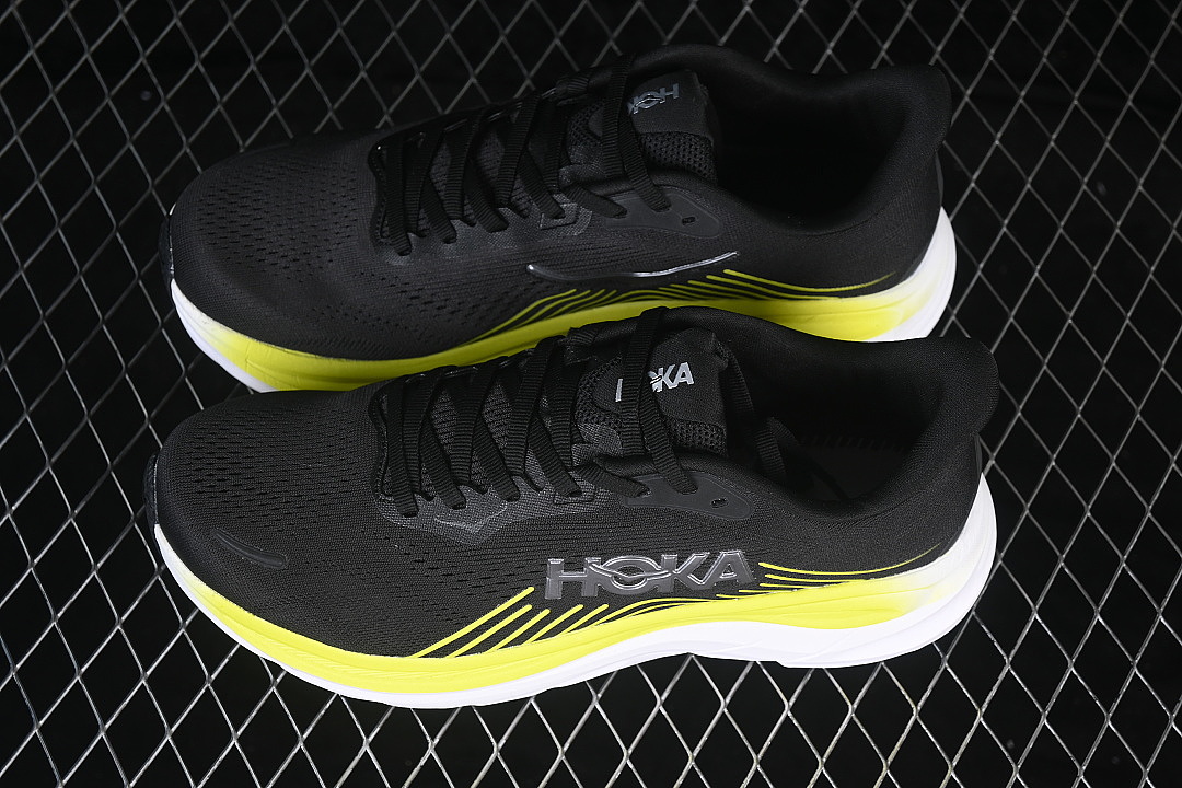 On Running [1176572 BKCS]-[ONE CLIFTON 11 BREATHABLE RUNNING SHOES BLACK/YELLOW]-[MAN:40-46] - Image 10